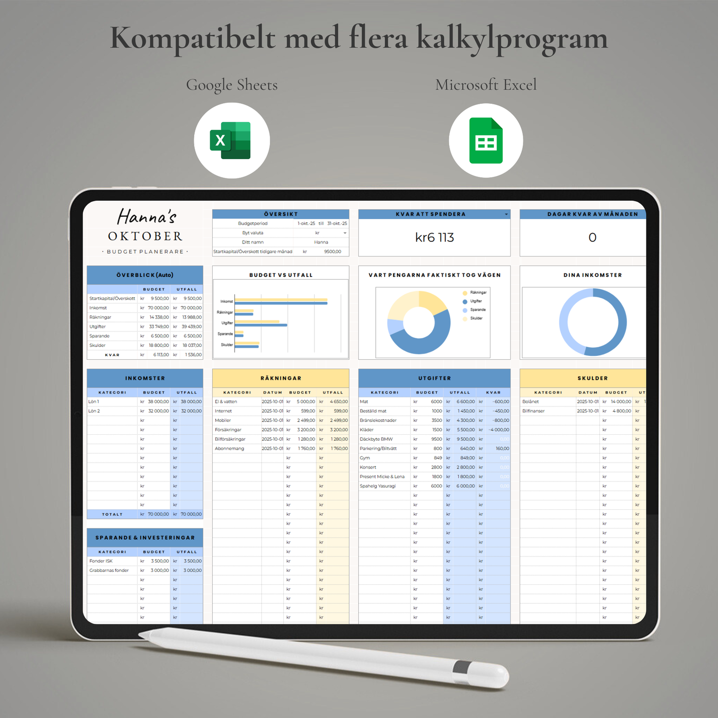 Psorted Budgetpaket – För din vardagsekonomi