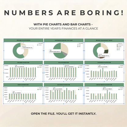Psorted Annual Budget – Keep the whole year in one place